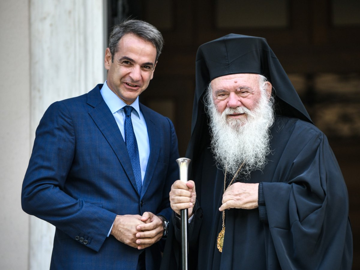 Κυριάκος Μητσοτάκης, Αρχιεπίσκοπος Ιερώνυμος σε παλαιότερη συνάντησή τους