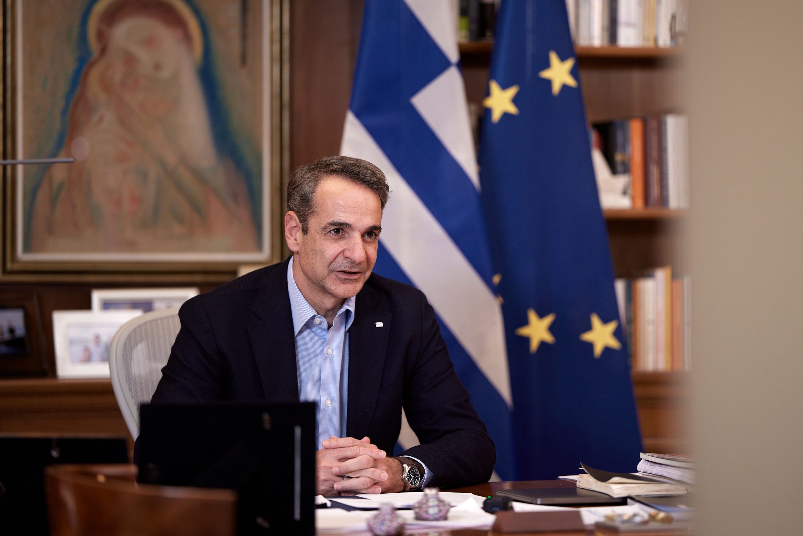 Ο Πρωθυπουργός Κυριάκος Μητσοτάκης