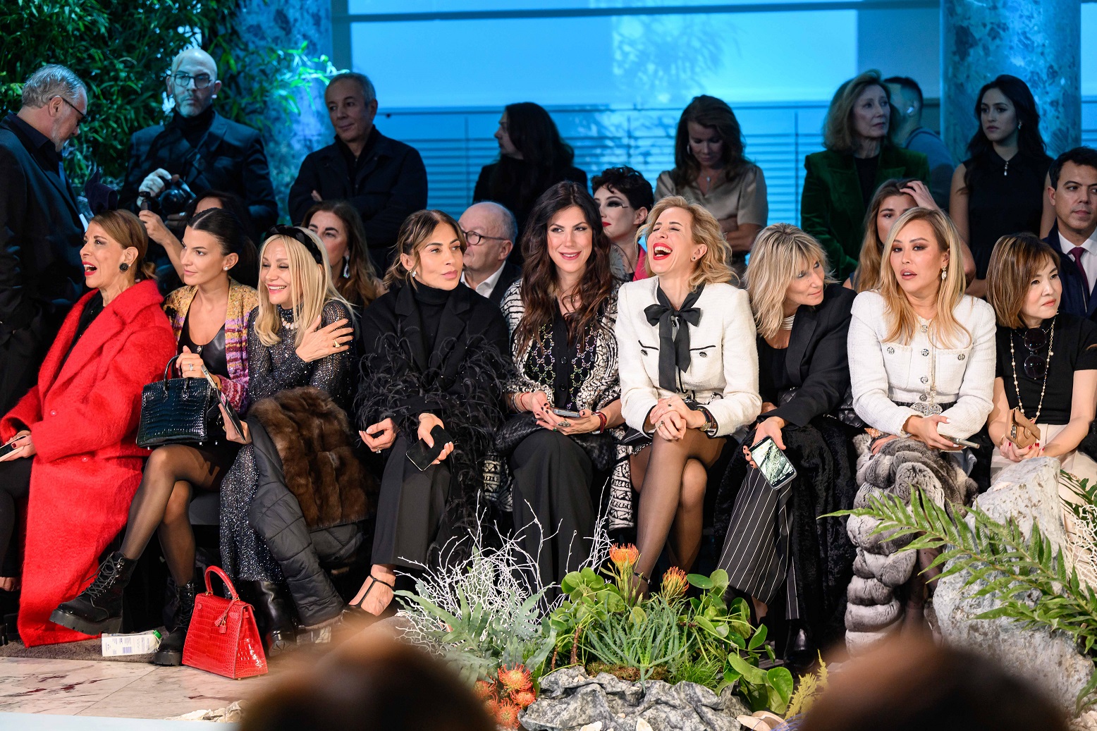 Η Δήμητρα Κούστα front row στο fashion show της Celia Kritharioti