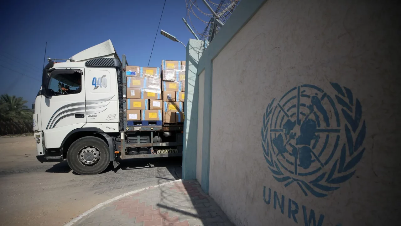 φορτηγά της υπηρεσίας αρωγής του ΟΗΕ για τους Παλαιστινίους, Unrwa