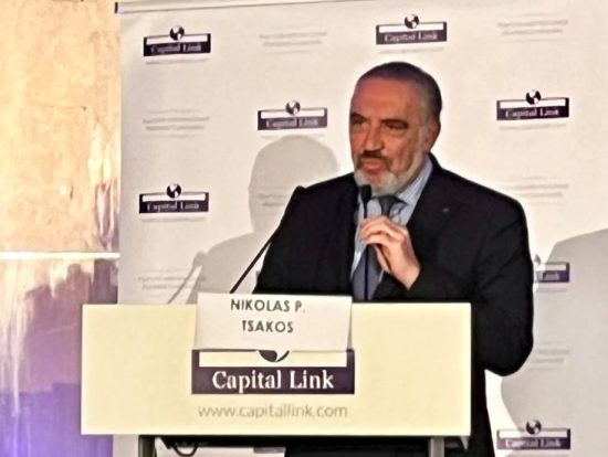 Νίκος Π. Τσάκος: Νέα βράβευση για τον ιδρυτή της Tsakos Energy Navigation