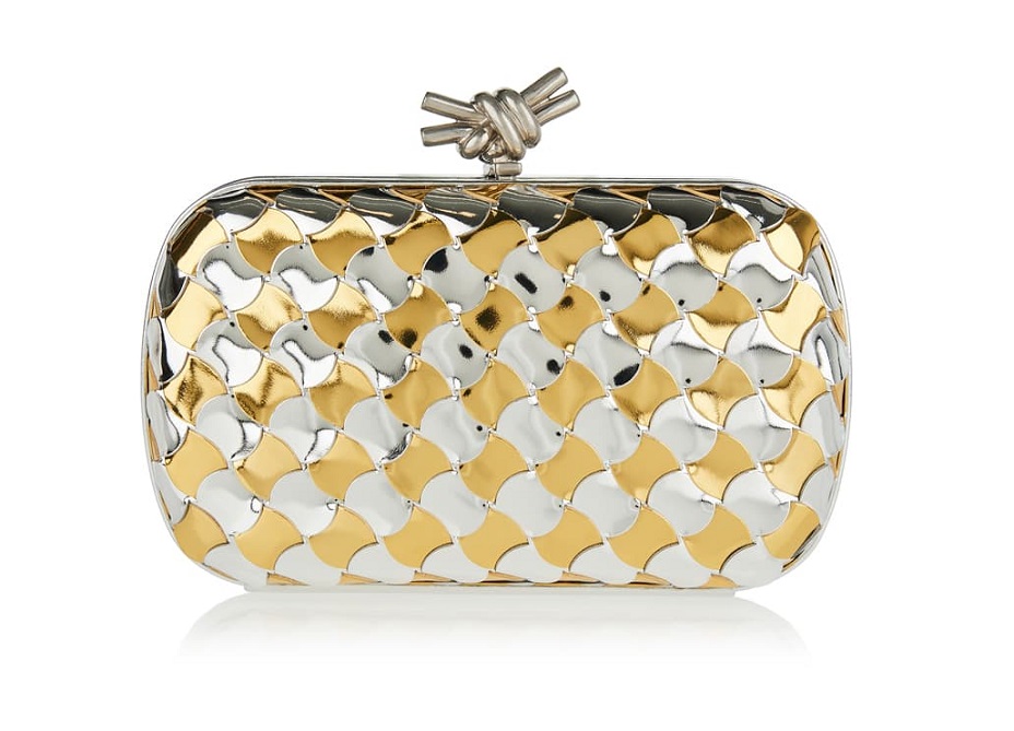 «Knot mirror laminated leather minaudière» από Bottega Veneta