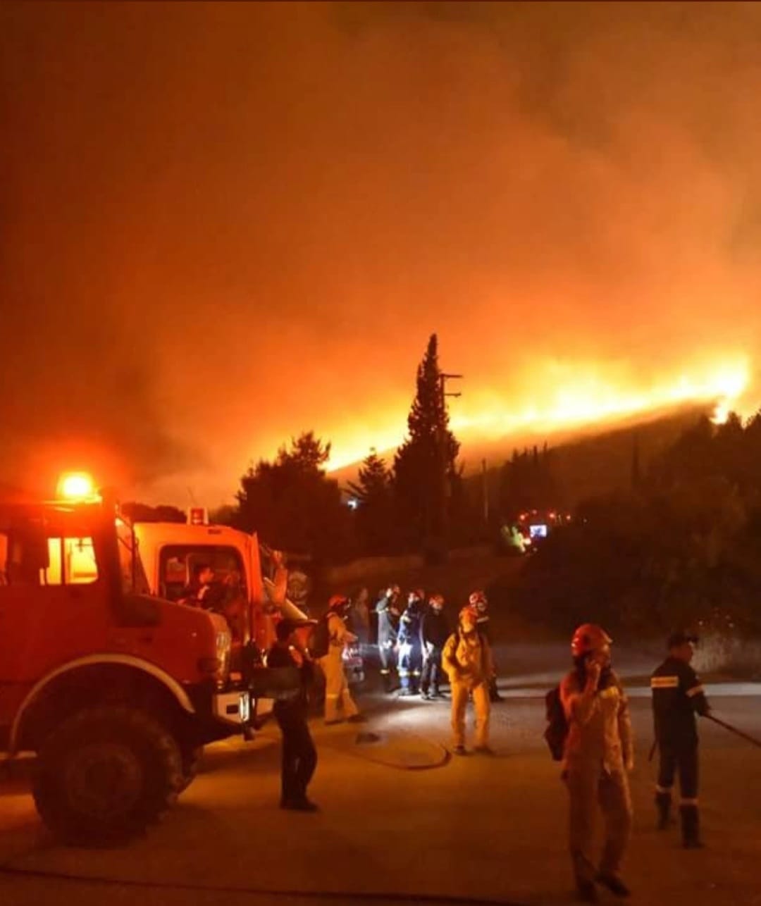 Μεγάλη πυρκαγιά στην Εξωχώρα, στη Ζάκυνθο