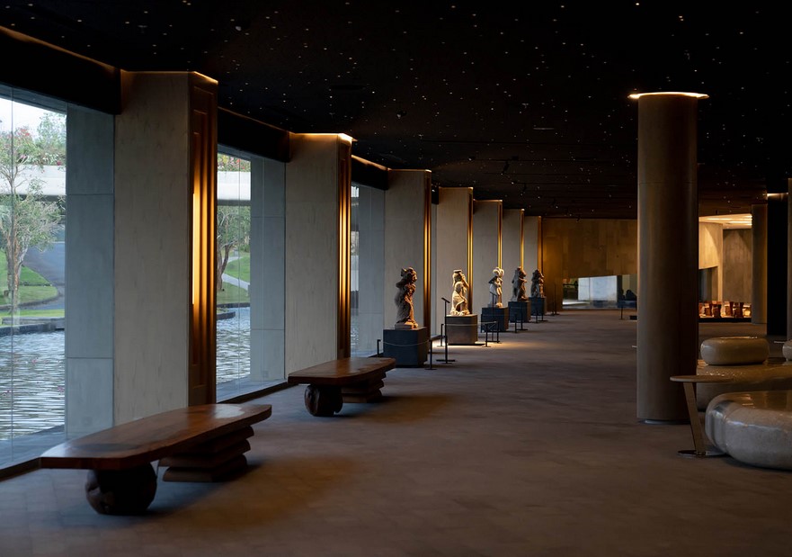 Μουσεία - Άποψη του εσωτερικού του Μουσείου Σάκα στο Μπαλί