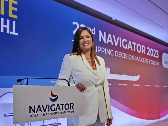 Δανάη Μπεζαντάκου, CEO της NAVIGATOR SHIPPING CONSULTANTS & Concept Founder του YES FORUM