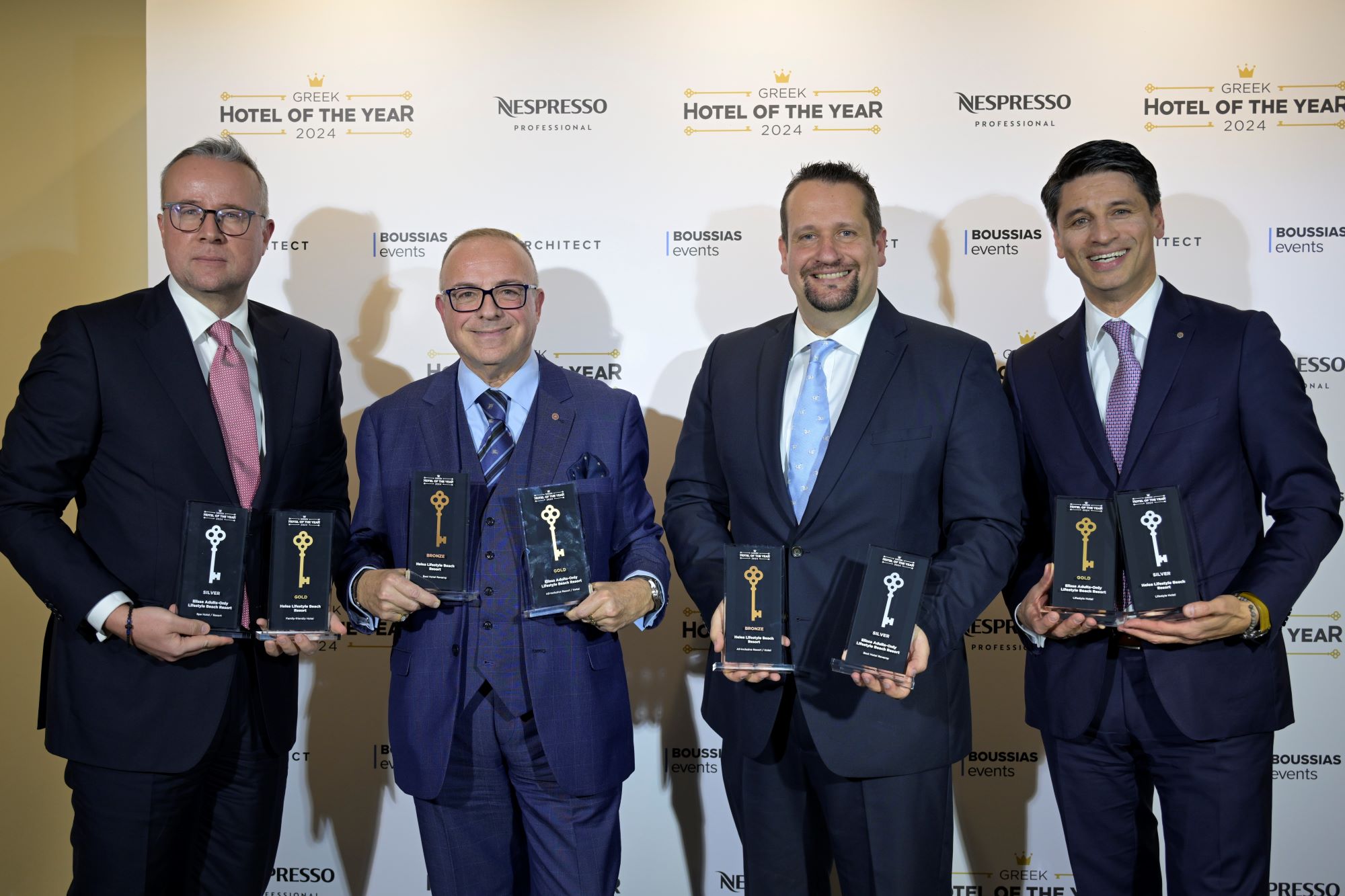 Τα Ella Resorts ξεχώρισαν στα «Greek Hotel of the Year Awards» με 8 βραβεία