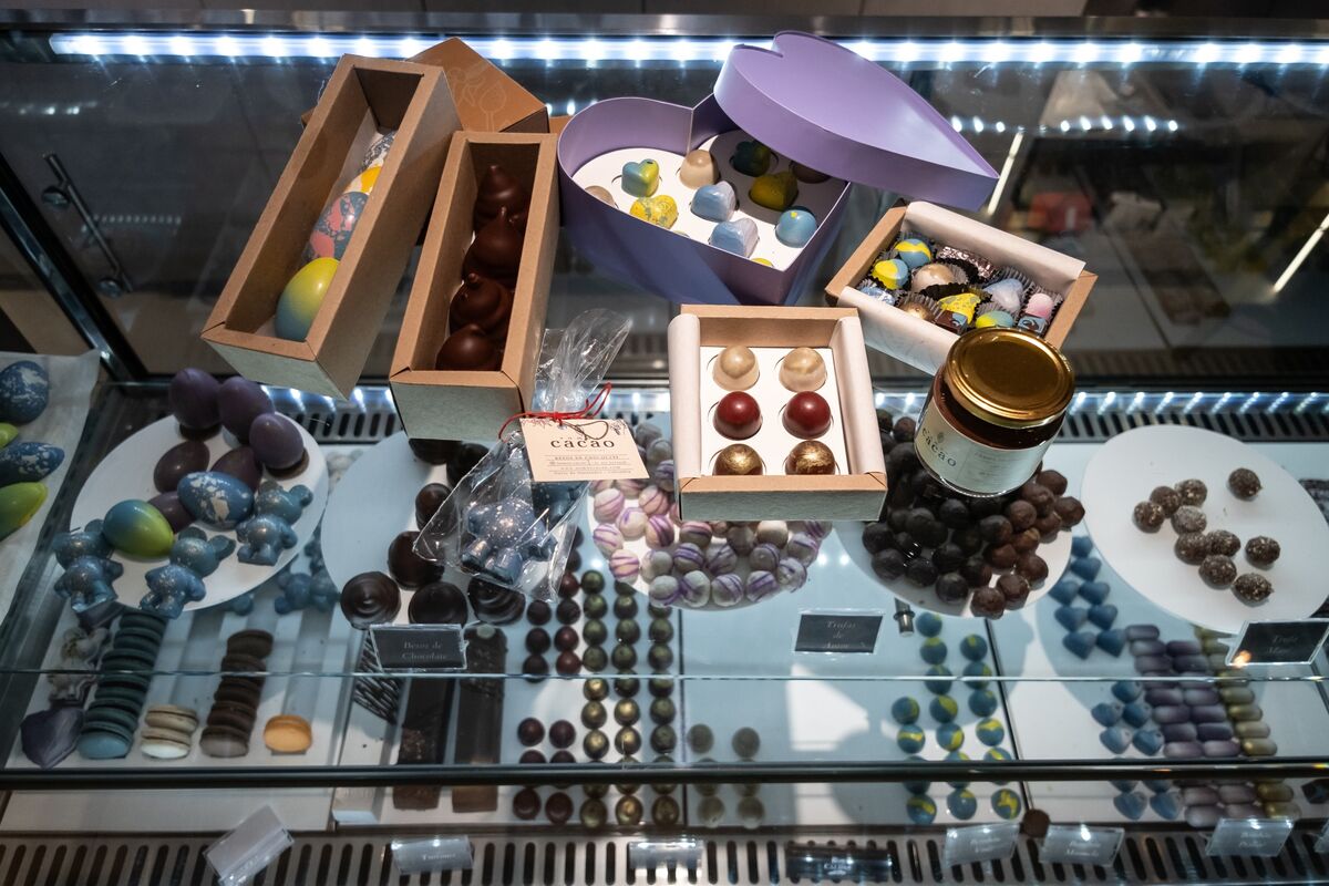 Προϊόντα σοκολάτας σε κατάστημα της Κολομβίας φωτογραφία: Ferley Ospina/Bloomberg