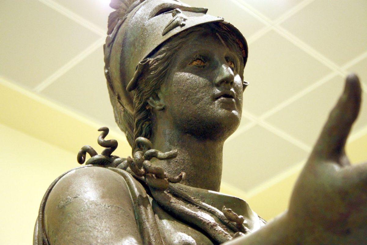 Χάλκινο άγαλμα Αθηνάς, τέλος 4ου αι. π. Χ