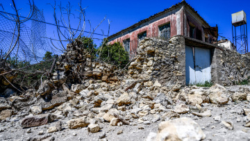 Ζημιές από τον σεισμό στη Μεσσηνία