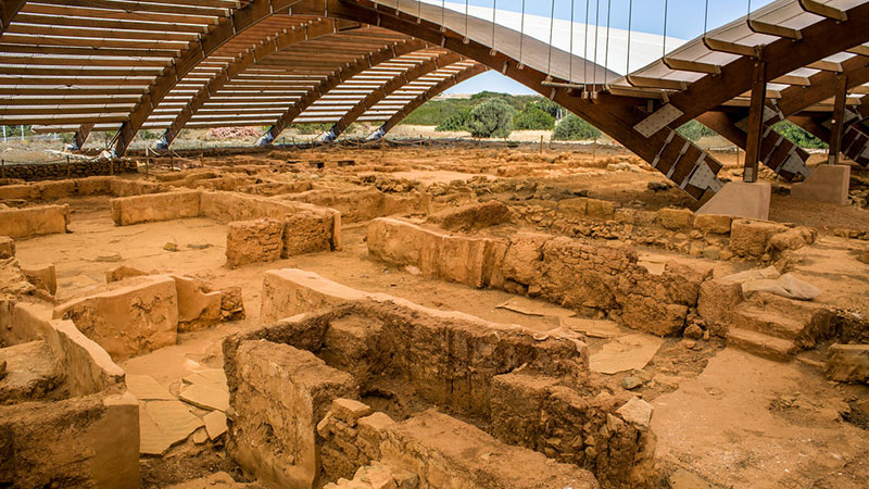 Ο αρχαιολογικός χώρος των Μαλίων στην Κρήτη