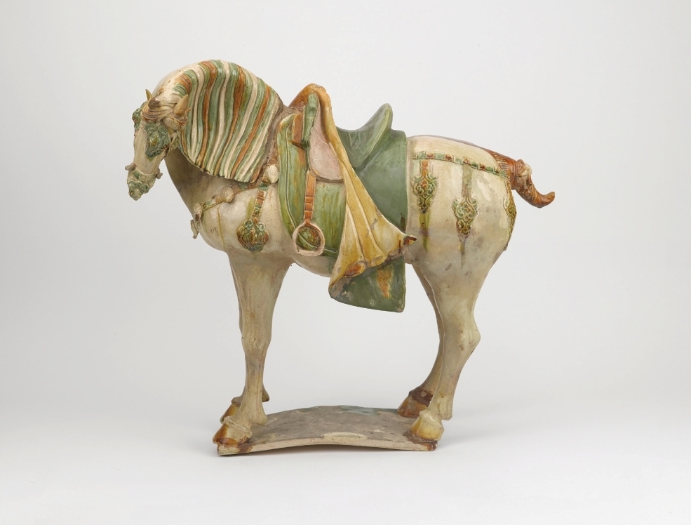 «Άλογο με ιπποσκευή», Κίνα (8ος αιώνας)