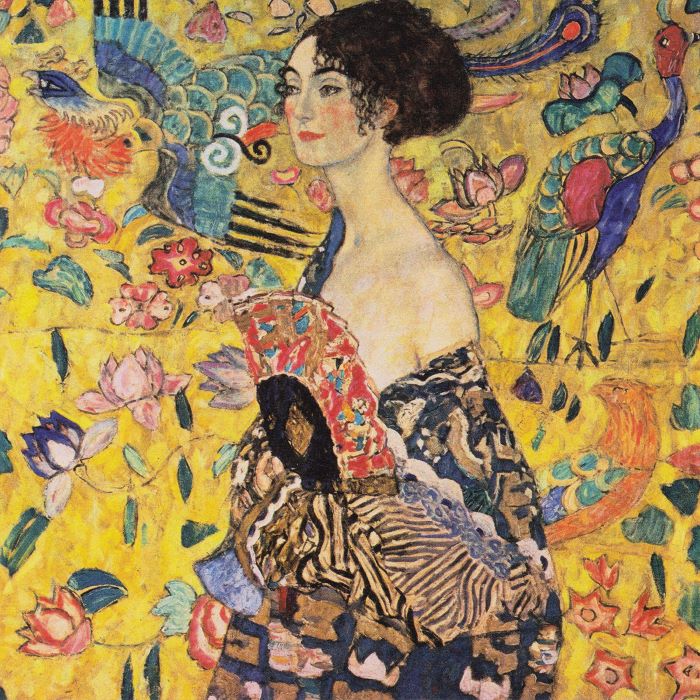 Κλιμτ «Κυρία με βεντάλια» (1917-1918)