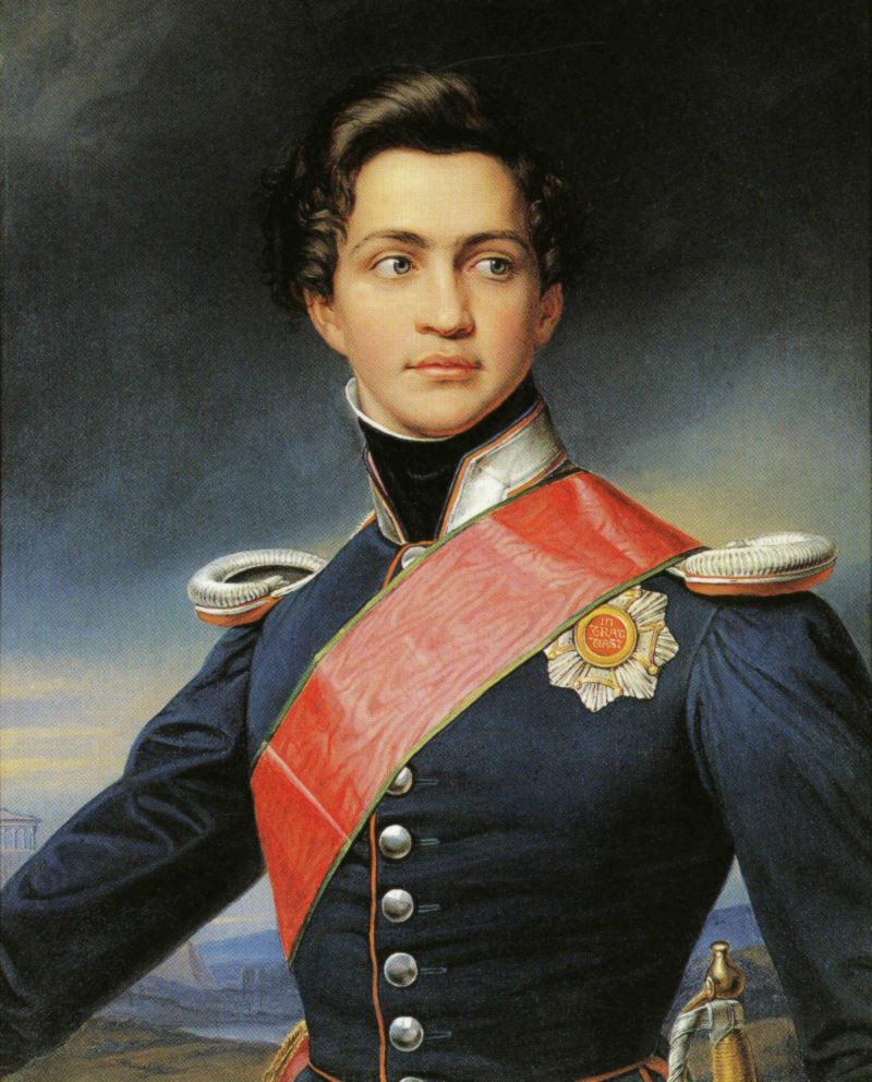 Ο νεαρός πρίγκιπας Όθωνας από τον Φρίντριχ Ντουρκ (1833)
