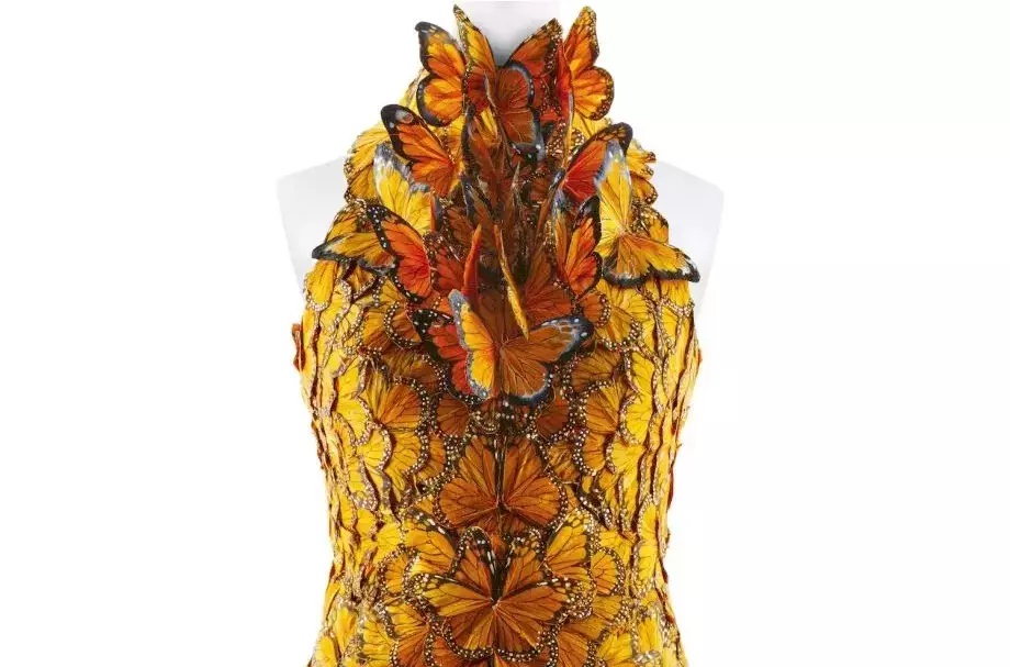Φόρεμα με φτερά πεταλούδας και ολόκληρες πεταλούδες
