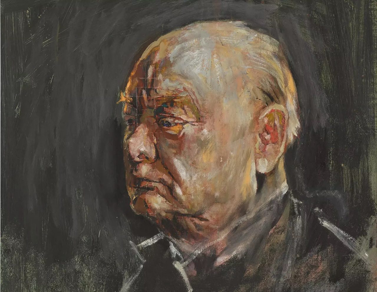 Πορτρέτο του Ουίνστον Τσόρτσιλ από τον Γκράχαμ Σάδερλαντ (1954)
