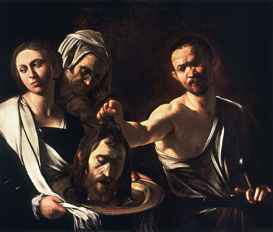 Καραβάτζιο «Η Σαλώμη με το κεφάλι του Ιωάννη του Βαπτιστή» (1609-10)