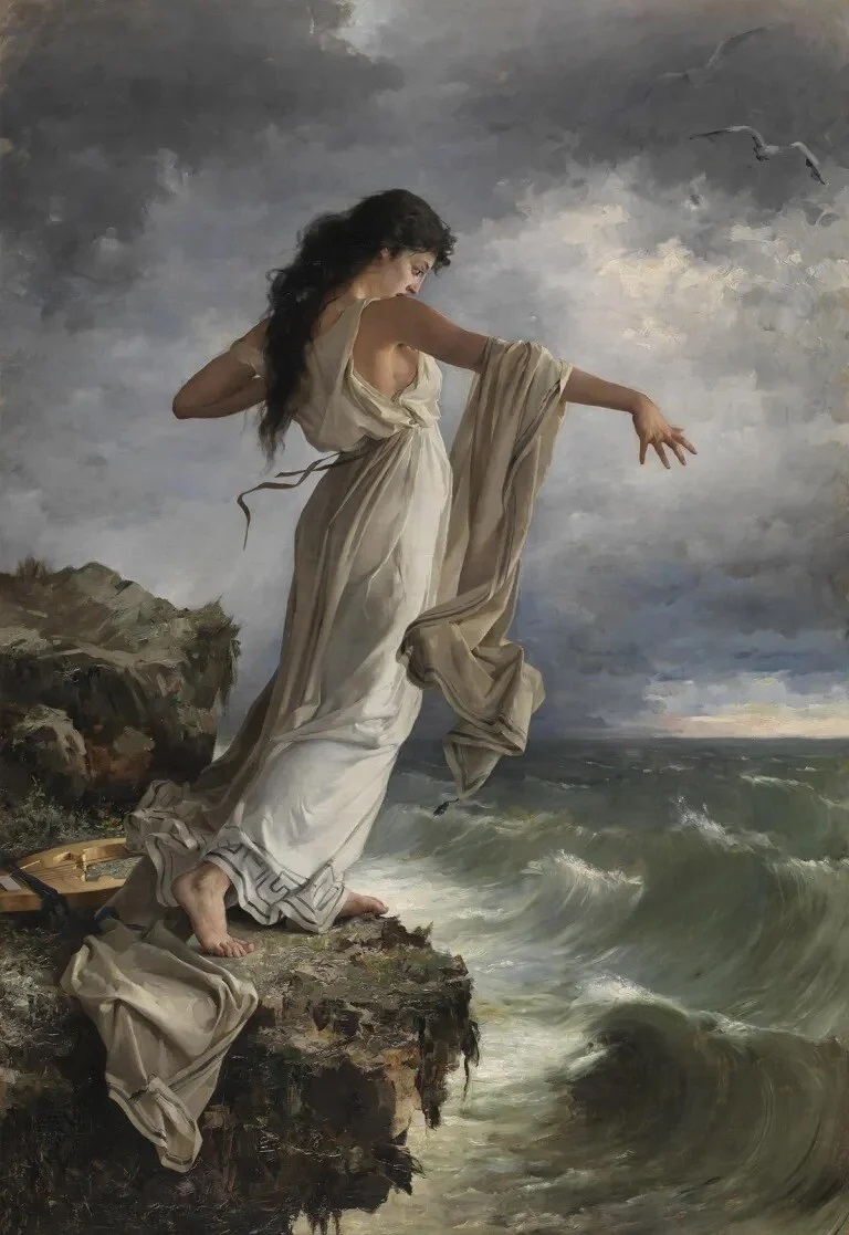 Μιγκέλ Καρμπονέλ Σέλβα «Ο Θάνατος της Σαπφούς» (1881)