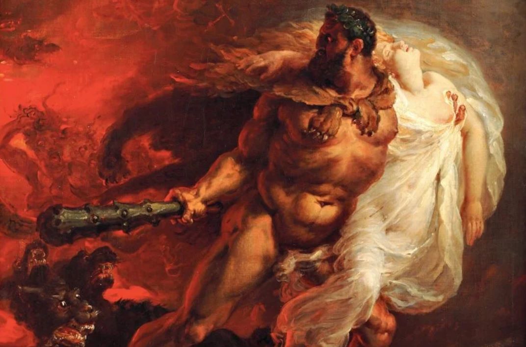 Ζοζέφ Φρανκ «Ο Ηρακλής αρπάζει την Άλκηστη από τον Κάτω Κόσμο» (1806)