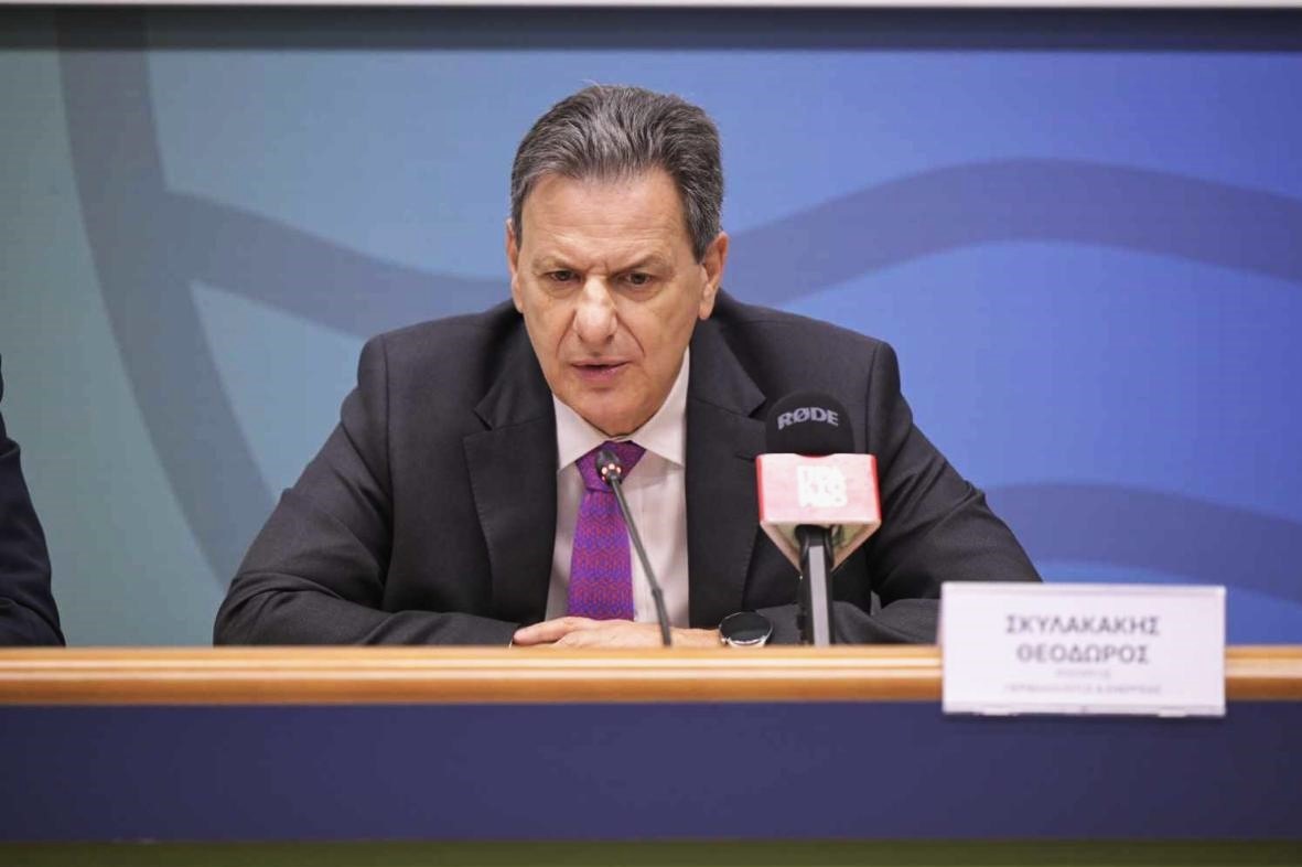 Ο Υπουργός Περιβάλλοντος και Ενέργειας, κ. Θόδωρος Σκυλακάκης