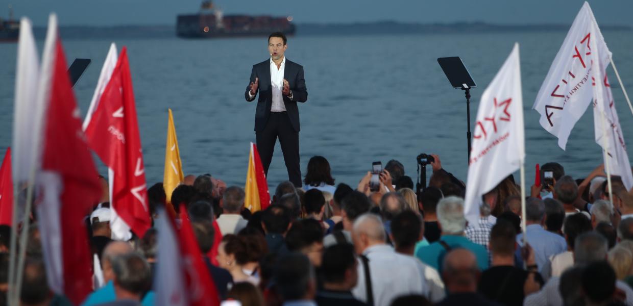 Ο Στέφανος Κασσελάκης μιλά στη Θεσσαλονίκη