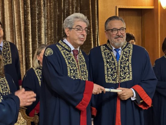 Αναγορεύτηκε ο Γιώργος Πατέρας επίτιμος διδάκτορας στο Πανεπιστήμιο Αιγαίου