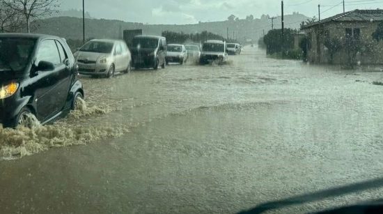 Ζάκυνθος: Απαγόρευση κυκλοφορίας σε επαρχιακούς δρόμους λόγω της κακοκαιρίας