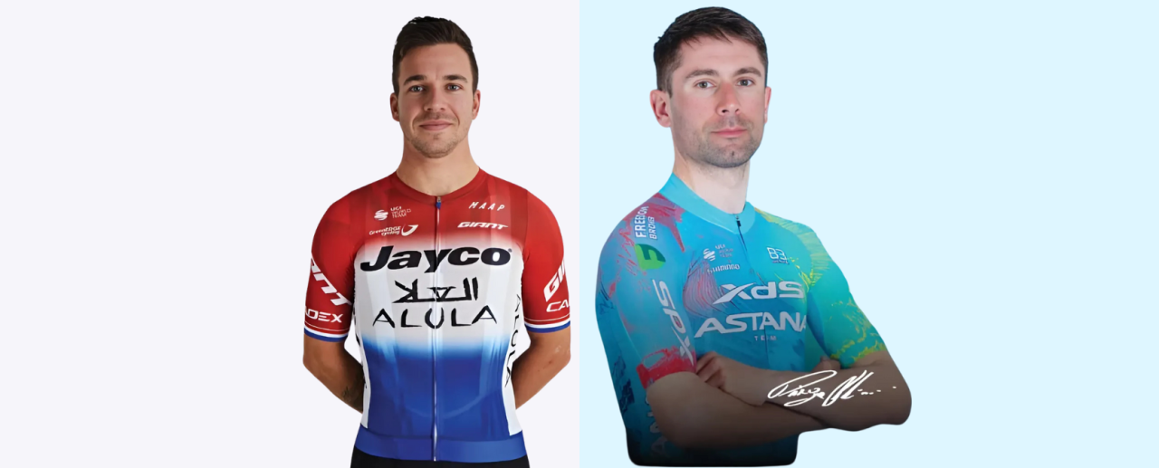 O Dylan Groenewegen της Team Jayco AlUla και ο Diego Ulissi της XDS Astana Team υπόσχονται θέαμα στους ελληνικούς δρόμους