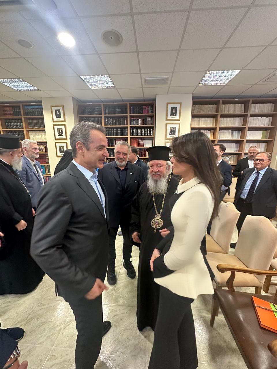 Ένα tete-a-tete ανάμεσα στον Πρωθυπουργό Κυριάκο Μητσοτάκη και την Σίλια Κριθαριώτη