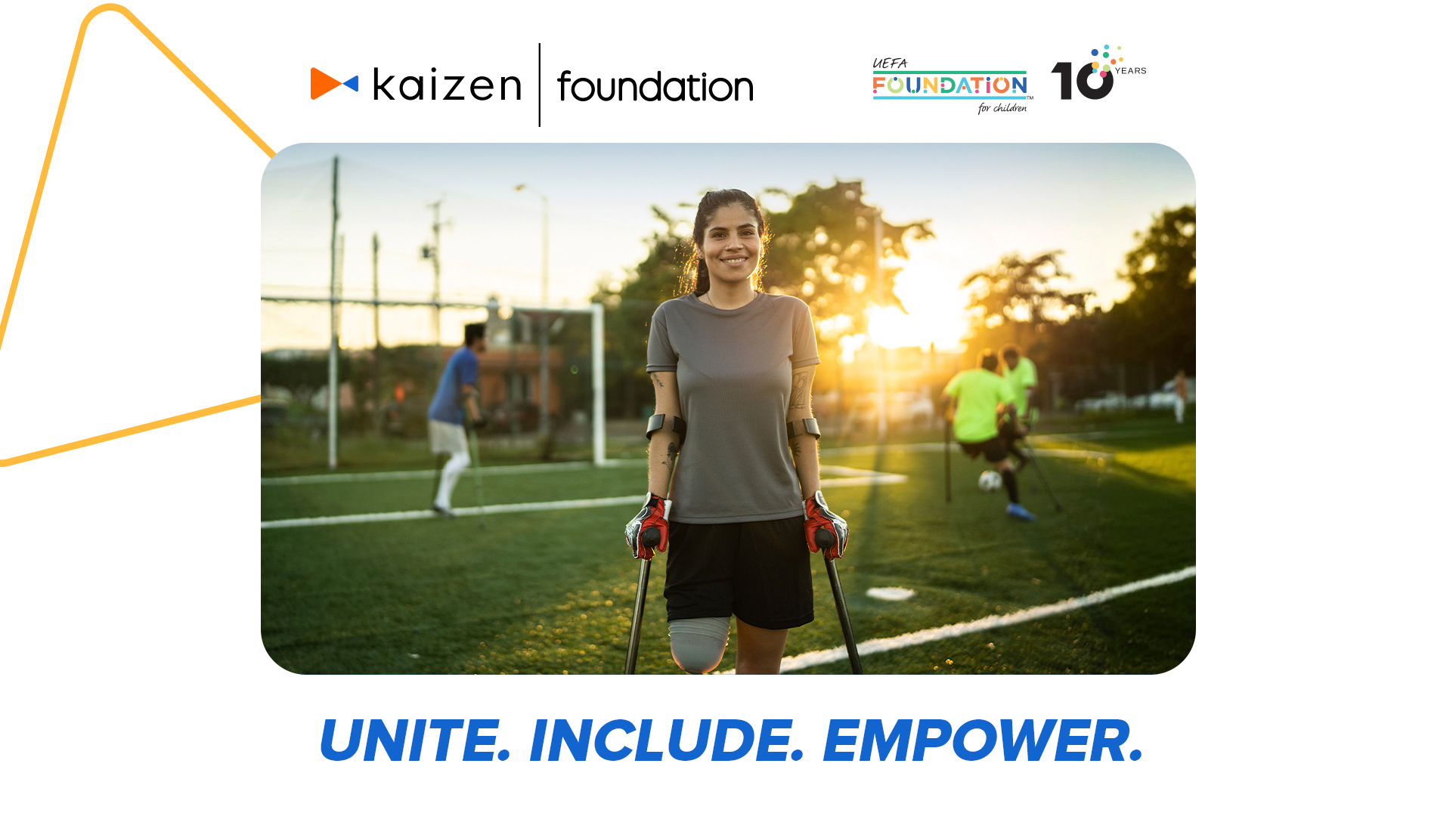 Kaizen Foundation και UEFA Foundation for Children στέλνουν δυνατό μήνυμα συμπερίληψης