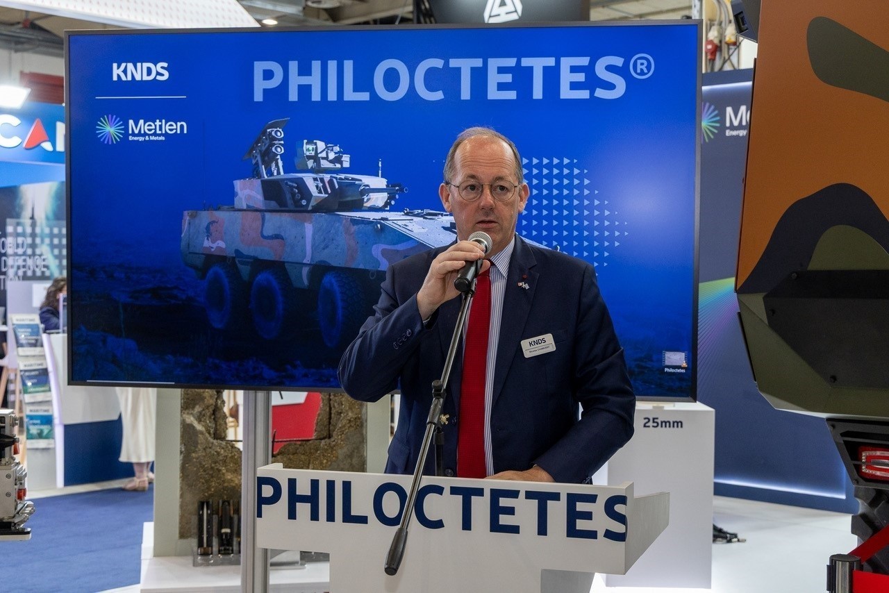 Ο κ. Nicolas Chamussy, CEO της KNDS France