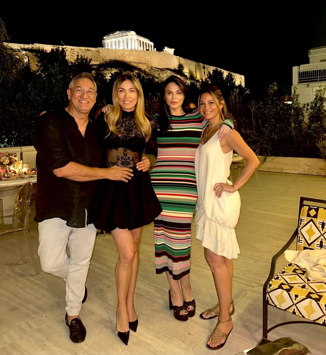 Γιώργος Ντάβλας, Μαριέττα Χρουσαλά, Σήλια Κριθαριώτη και Μαρία Μενούνος
