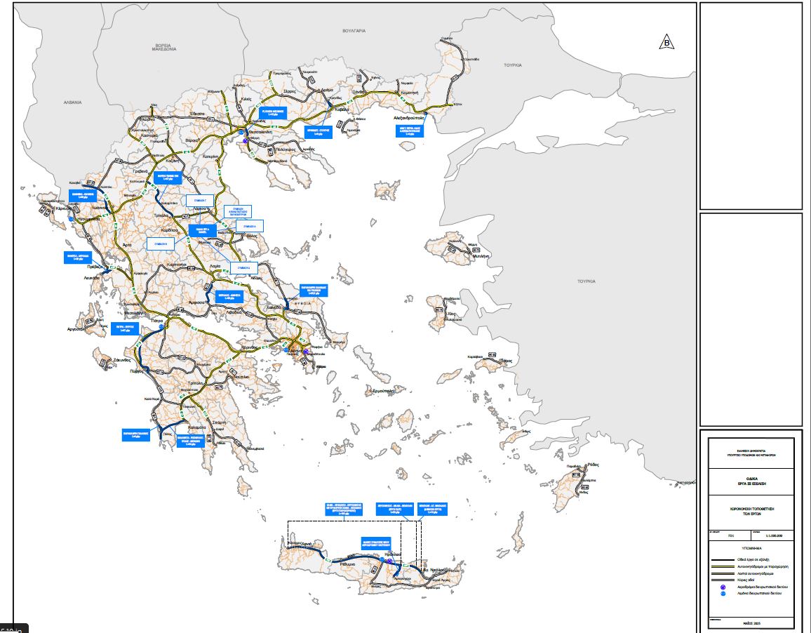 Ο σχεδιασμός για το οδικό δίκτυο