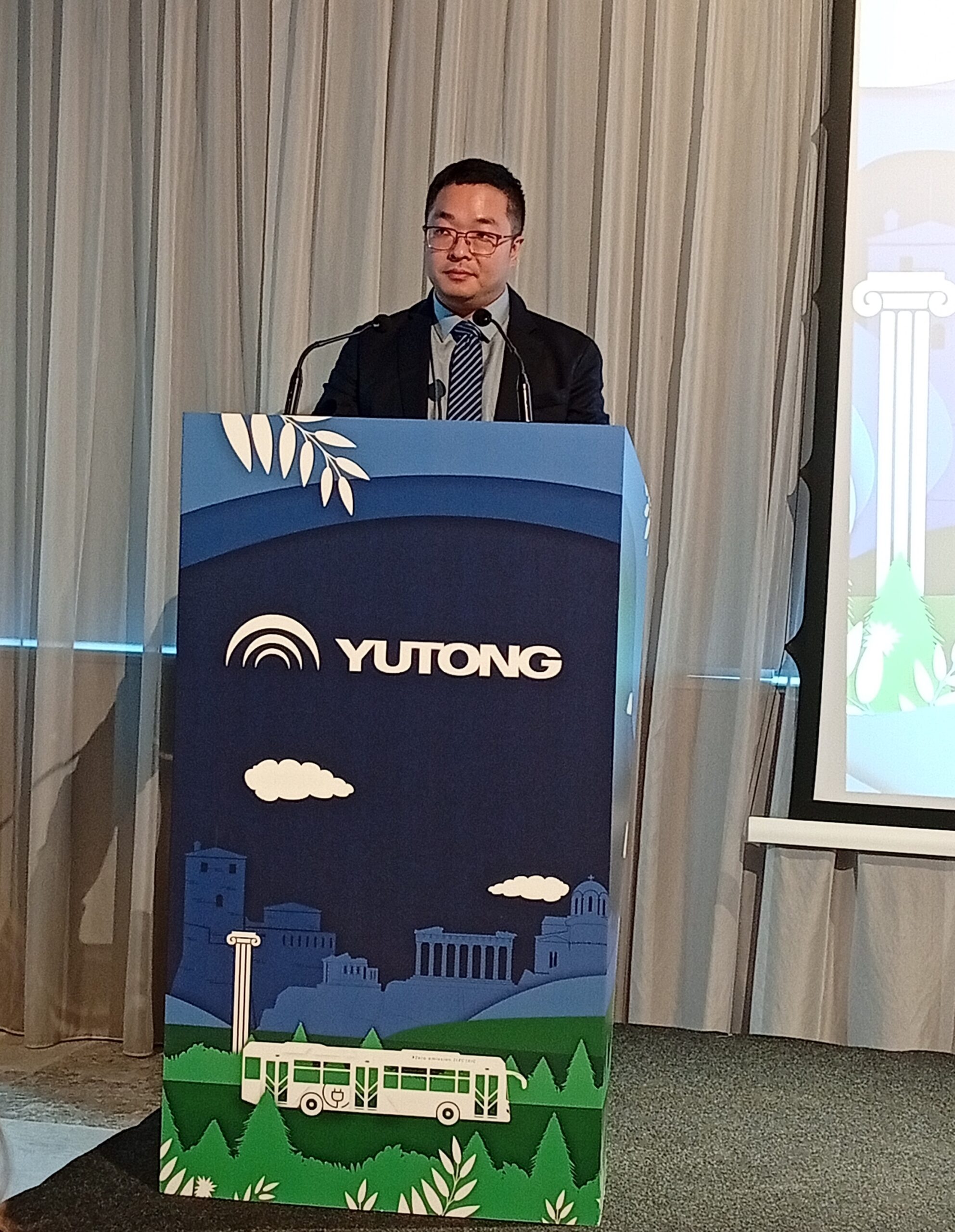 O CEO της Yutong Νότιας Ευρώπης Allen Liu
