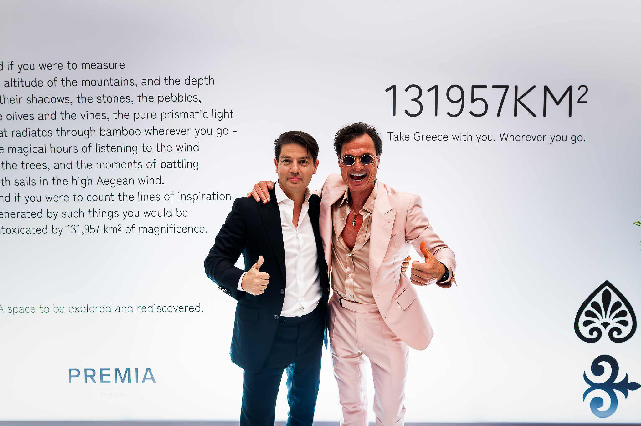 Ο κ. Ηλίας Γεωργιάδης, Πρόεδρος της Premia Properties με τον κ. Petter A. Stordalen, Πρόεδρο του Ομίλου Strawberry