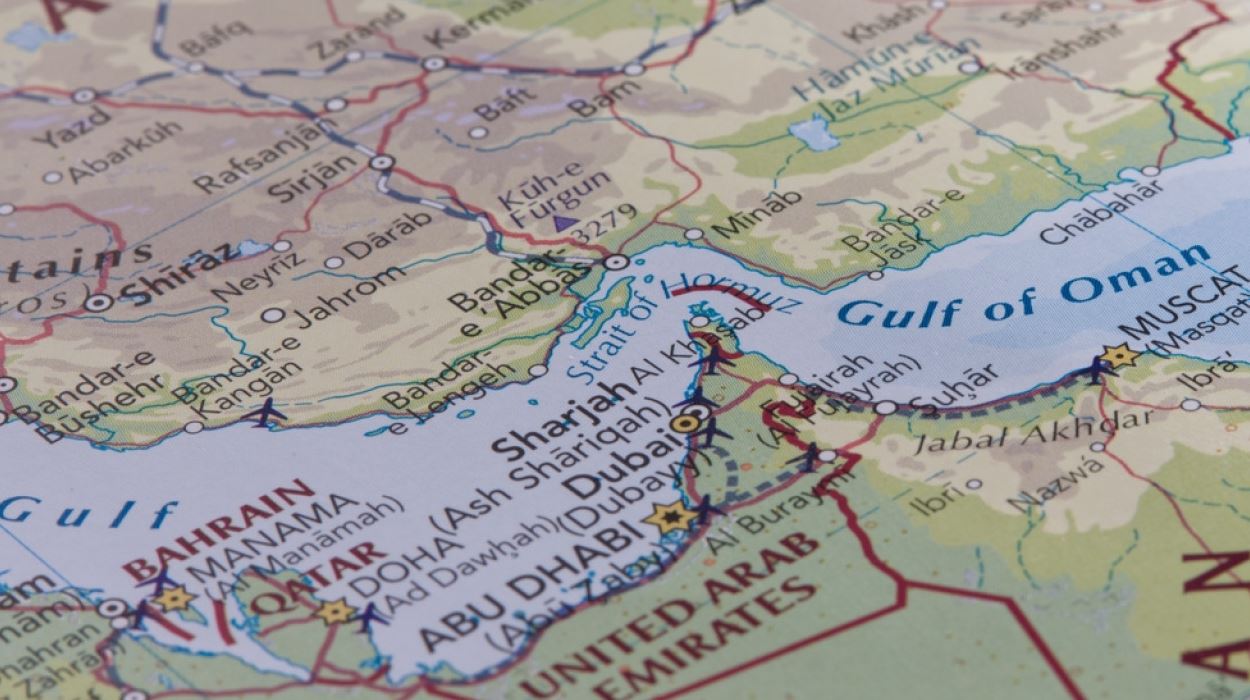 Στενά του Ορμούζ (χάρτης)