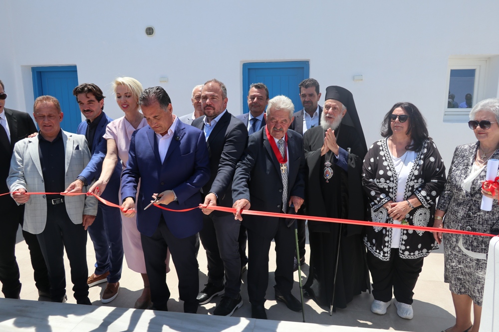 Από τα εγκαίνια των 16 οικίσκων φιλοξενίας ιατρικού προσωπικού