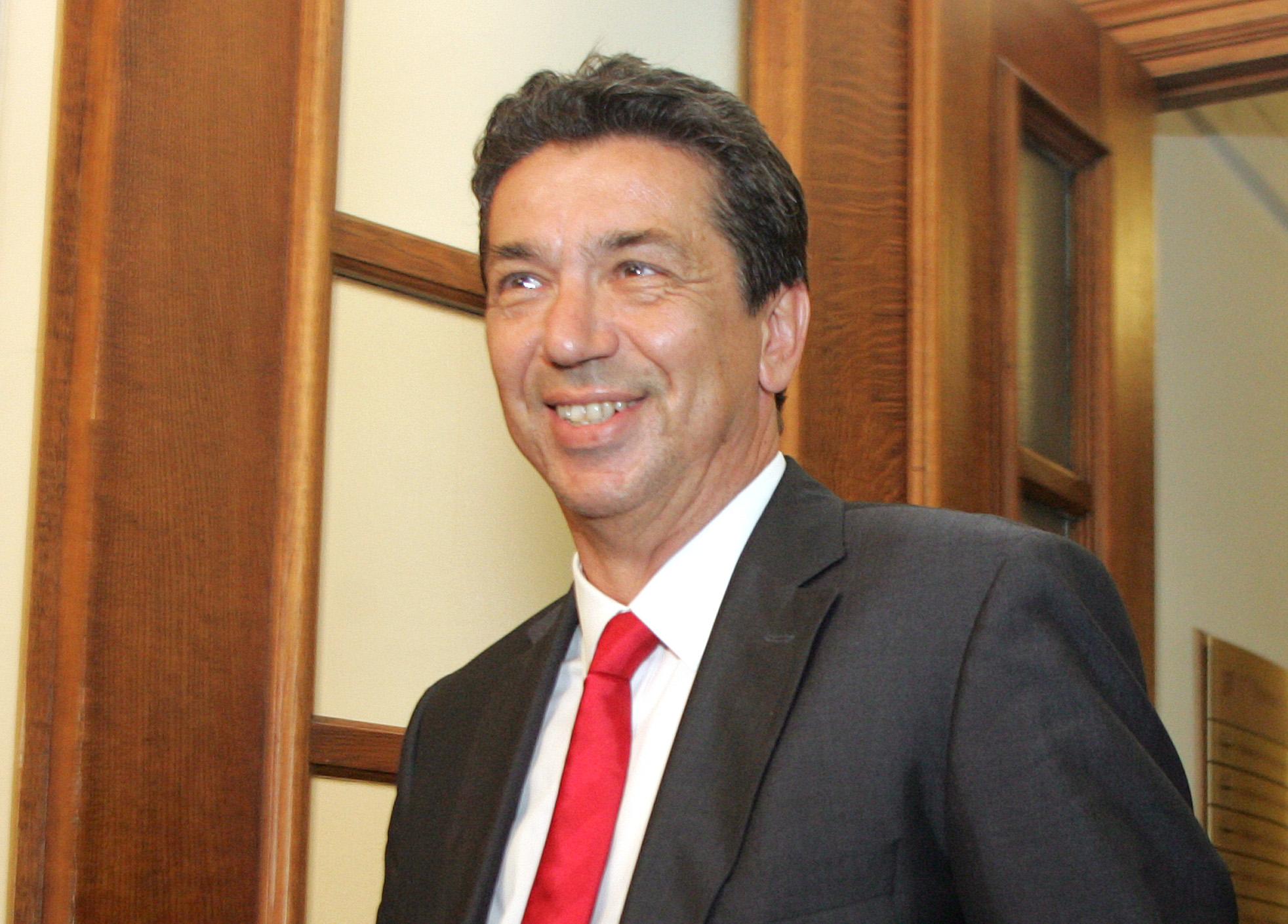 Ο Χάρης Παμπούκης σε ένα από τα υπουργικά συμβούλια