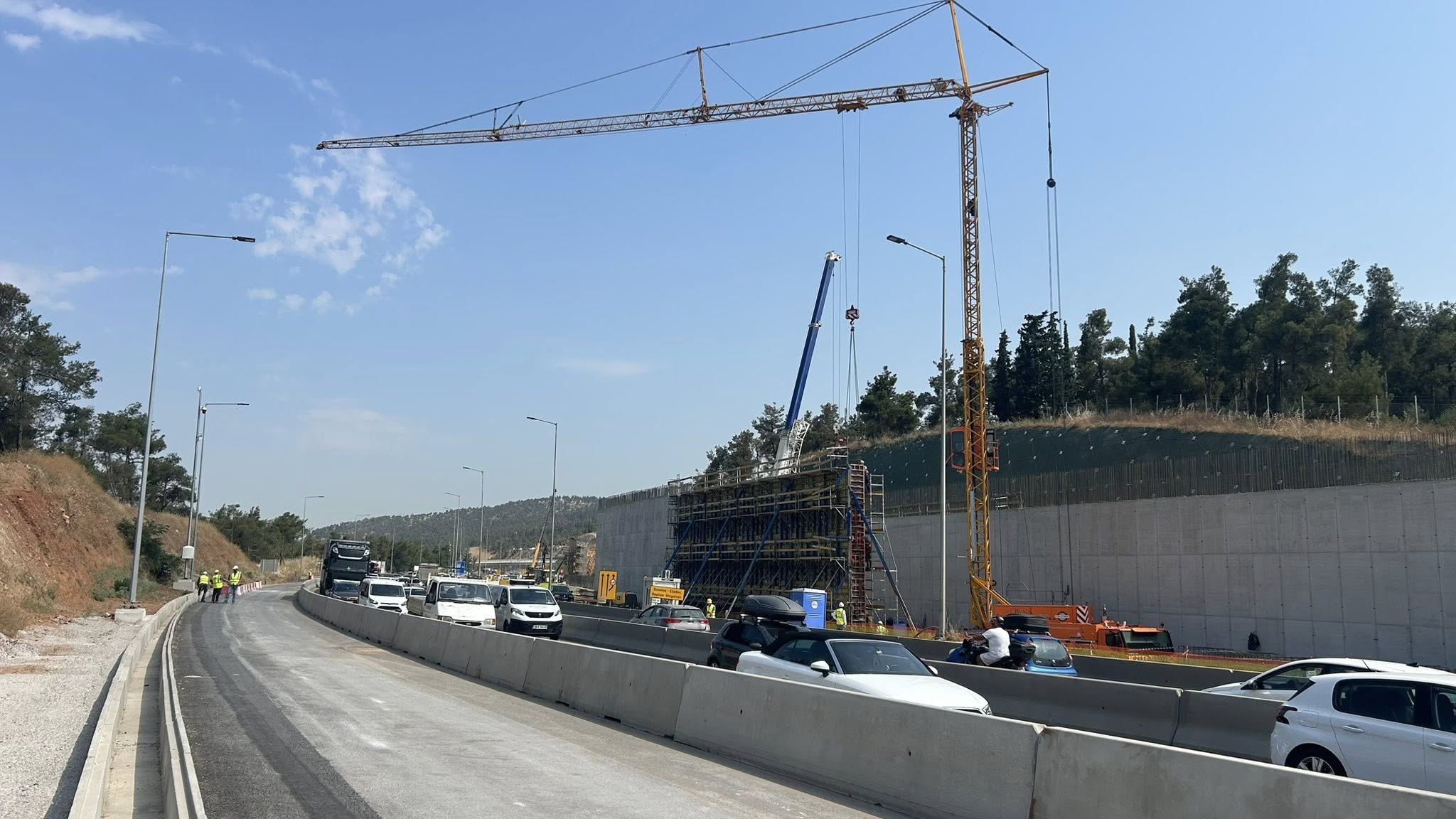 Η υπερυψωμένη λεωφόρος ταχείας κυκλοφορίας Θεσσαλονίκης