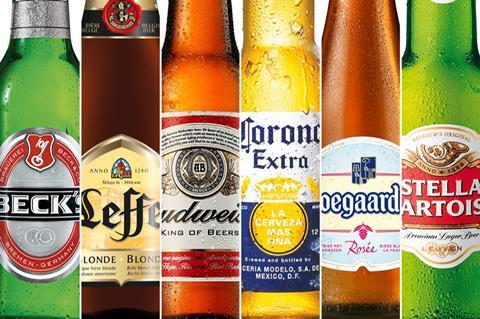 AB InBev brands
