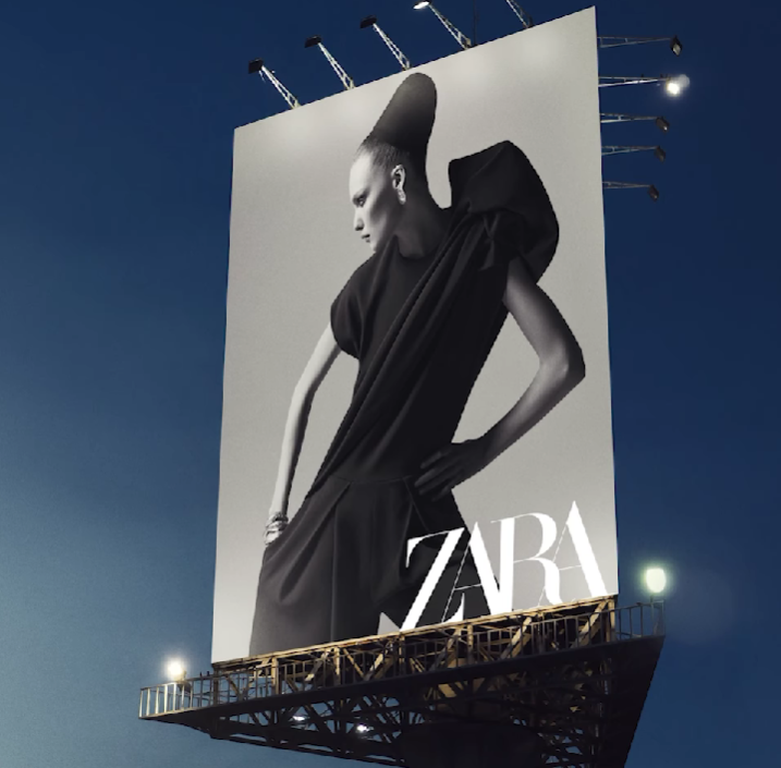 Διαφήμιση από το Zara. (photo credit : official instagram profile)