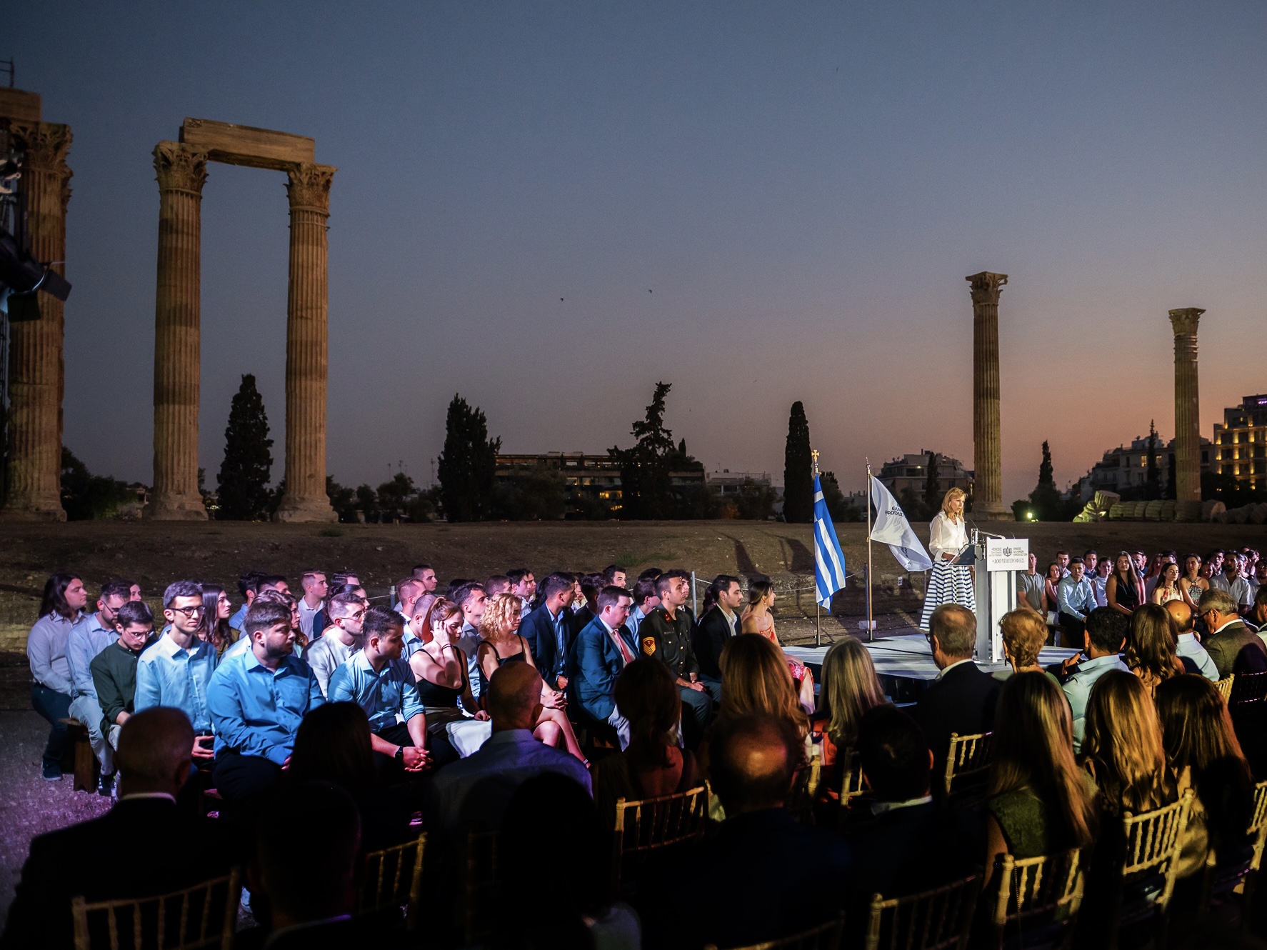 H πρόεδρος της ΕΕΕ, Μελίνα Τραυλού, στην εκδήλωση απονομής των 130 Υποτροφιών Μεταπτυχιακών Σπουδών της Ένωσης Ελλήνων Εφοπλιστών (ΕΕΕ), για το ακαδημαϊκό έτος 2025-2026