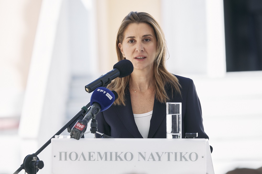 Ο Κυριάκος Μητσοτάκης σε εκδήλωση για τη δωρεά καταδυτικών ρολογιών χειρός στο προσωπικό της Διοίκησης Υποβρυχίων Καταστροφών