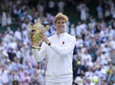Ο Jannik Sinner στο Wimbledon