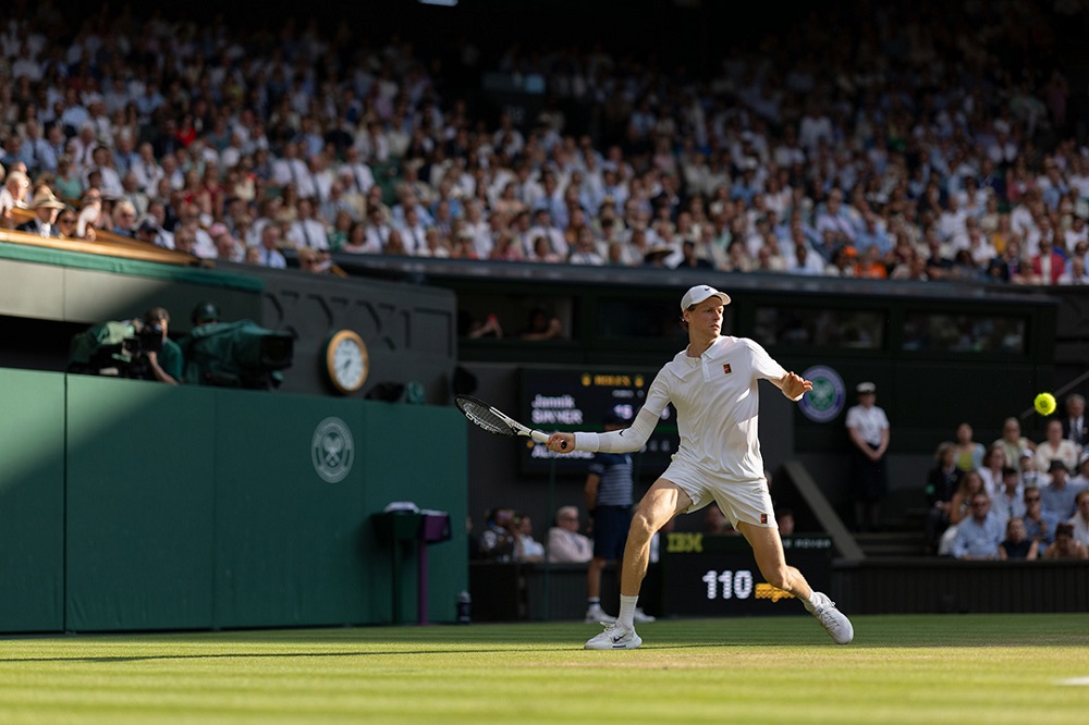 Ο Jannik Sinner στο Wimbledon