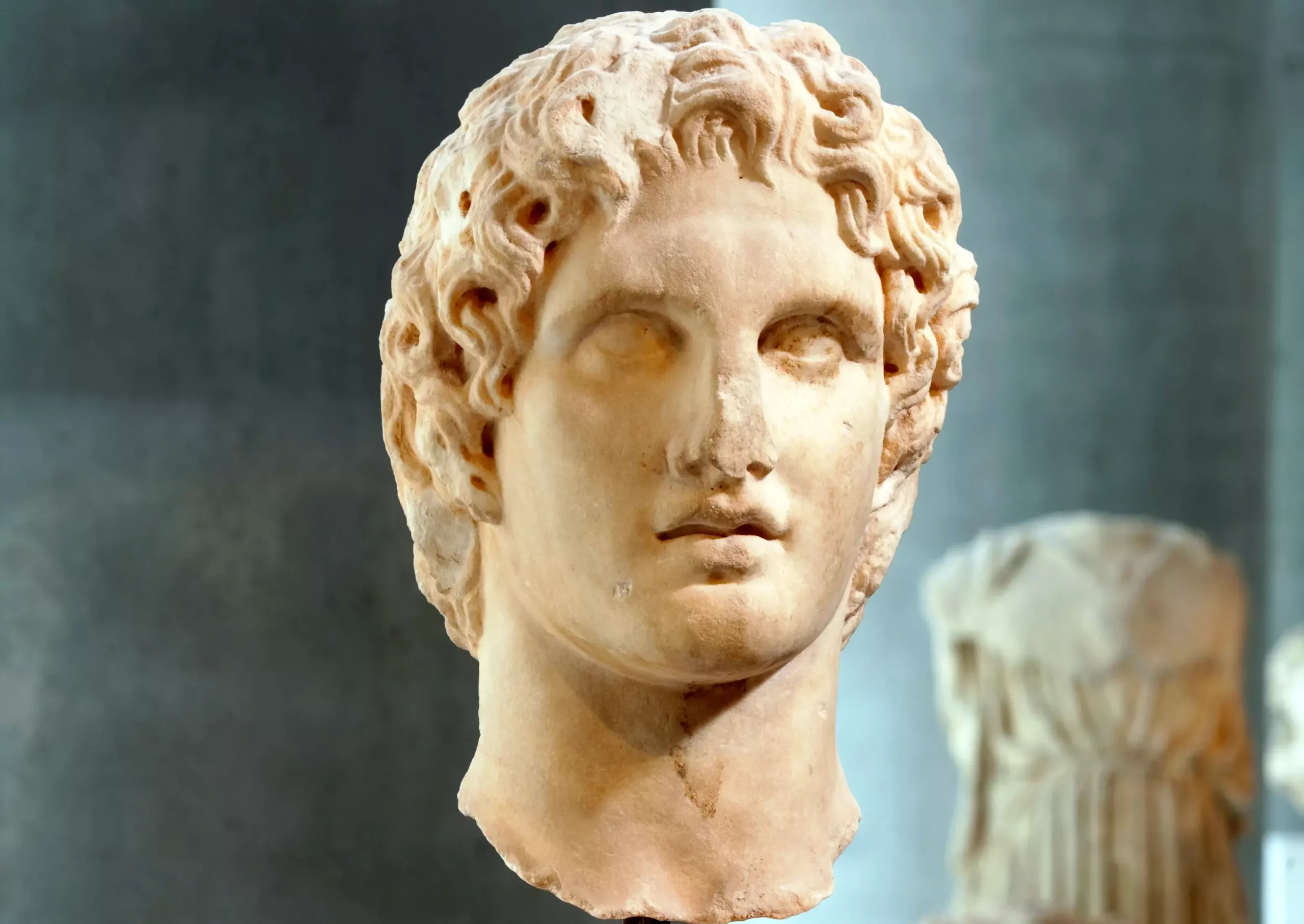 Μαρμάρινο πορτρέτο του Μεγάλου Αλεξάνδρου από το Μουσείο Ακρόπολης