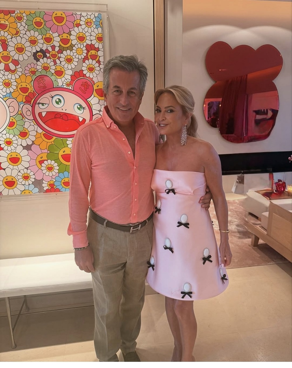 Ο Cyril Caraoglan με την Carol Asscher