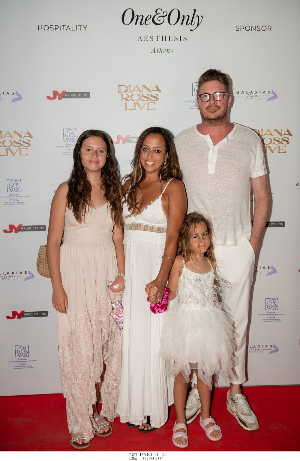 Η κόρη της Diana Ross, Chudney Ross με τον σύζυγό της Joshua Faulkner και τά παιδιά τους.