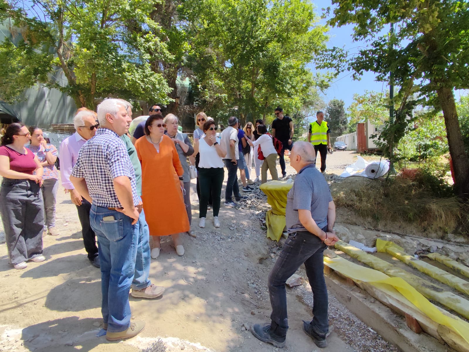 Αυτοψία της υπουργού Πολιτισμού στο κτήμα Τατοΐου