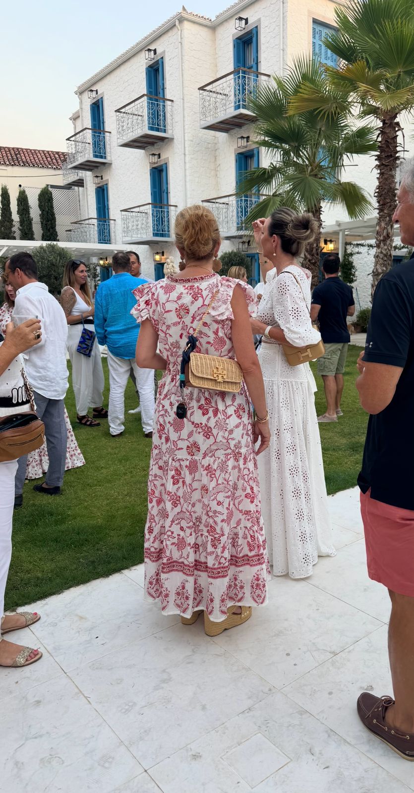 Ένα πλάνο από το κοκτέηλ στον κηπο του Αρχοντικου Αρια