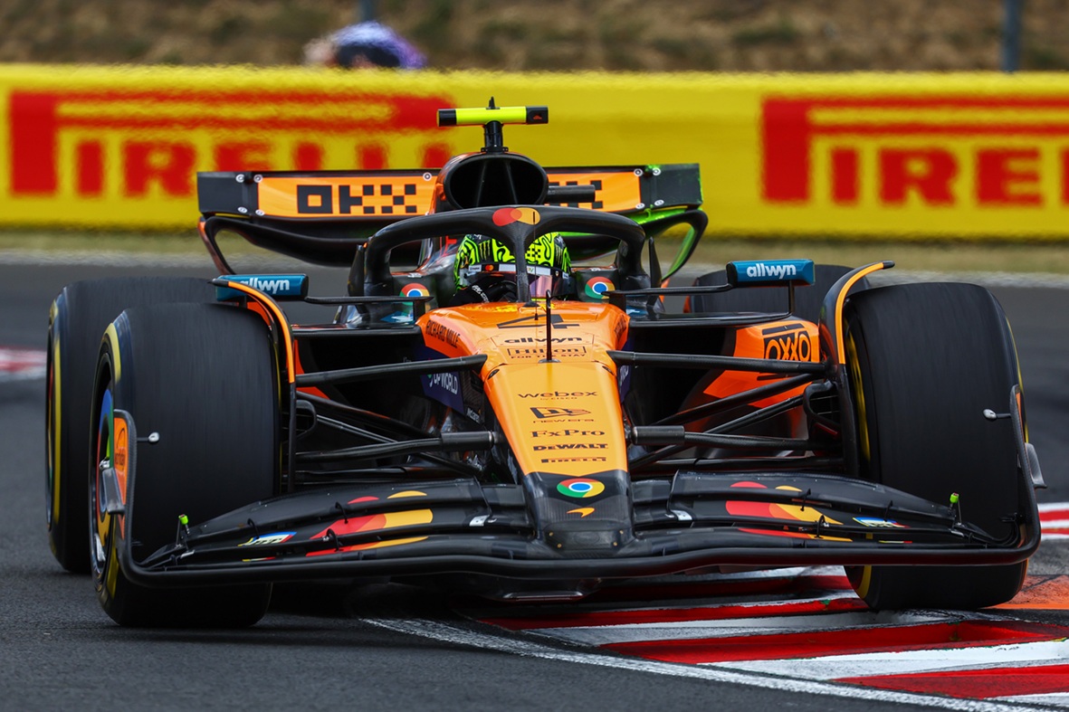 F1 Ουγγαρία, ελεύθερα: Ταχύτερος ο Νόρις